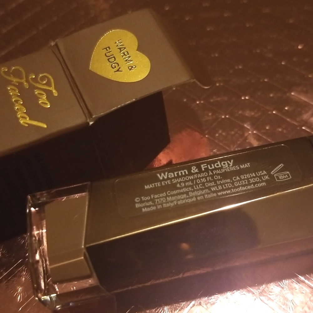❇️🧚‍WARM & FUDGY Too Faced DISCONTINUED Melted Chocolate Matte Eyeshadow NWT - Picture 4 of 5